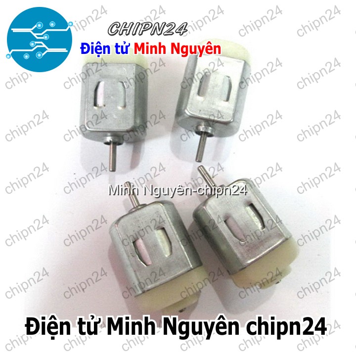 [2 cái] (Q142) Động cơ Mini dẹt 3-6V 130 - HH000314