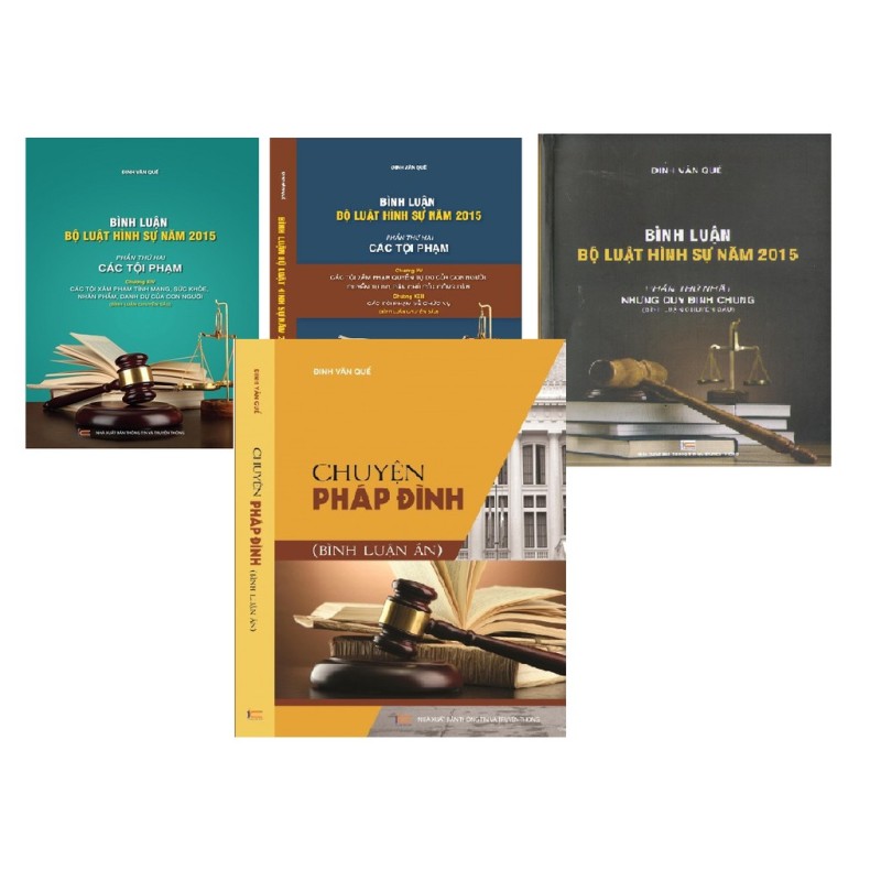 Sách Combo Bình Luận Khoa Học Bộ Luật Hình Sự Năm 20156 - Tác Giả Đinh Văn Quế (Nhà Sách Pháp Luật)