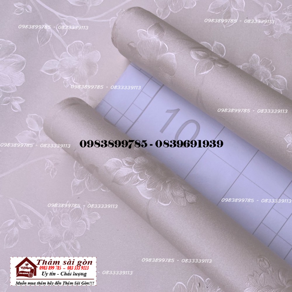 Decal Vân Hoa In Nổi Khổ 60cm