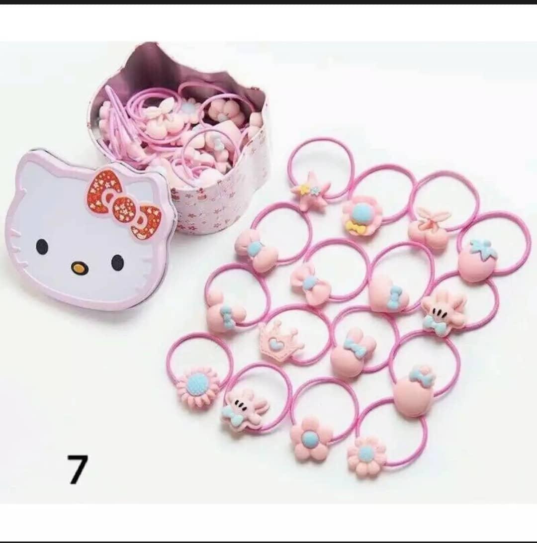 HỘP 40 DÂY CỘT TÓC CHO BÉ YÊU