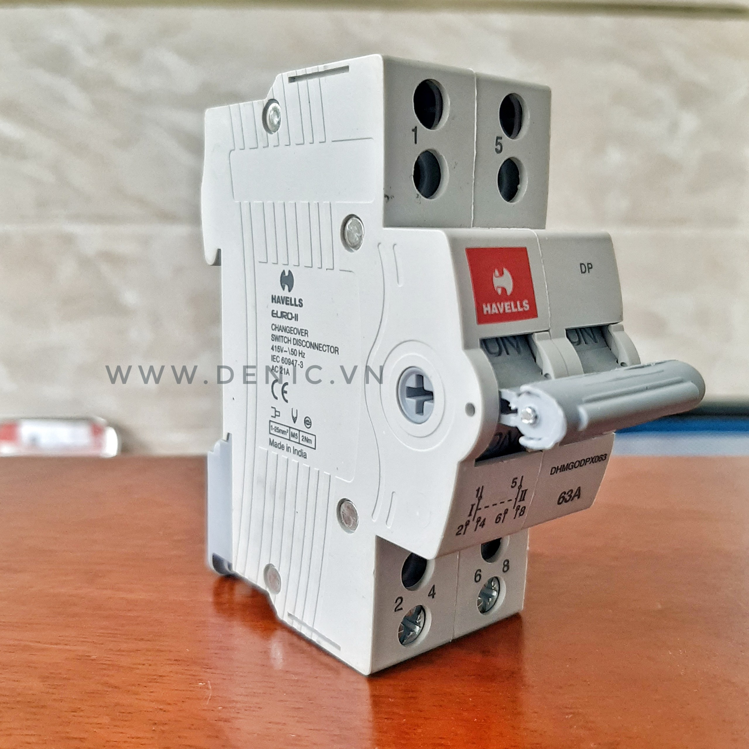 [HCM]MTS - Cầu dao đảo 3 vị trí Havells 63A