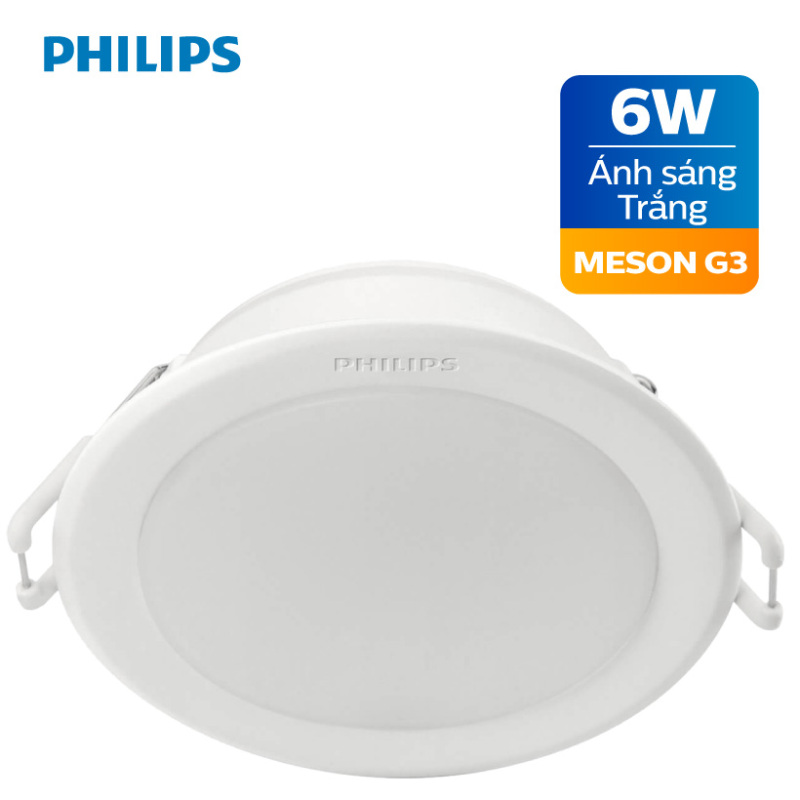Đèn LED Downlight Âm Trần PHILIPS MESON G3 (594xx) - Chất lượng ánh sáng đồng đều , độ bền cao.