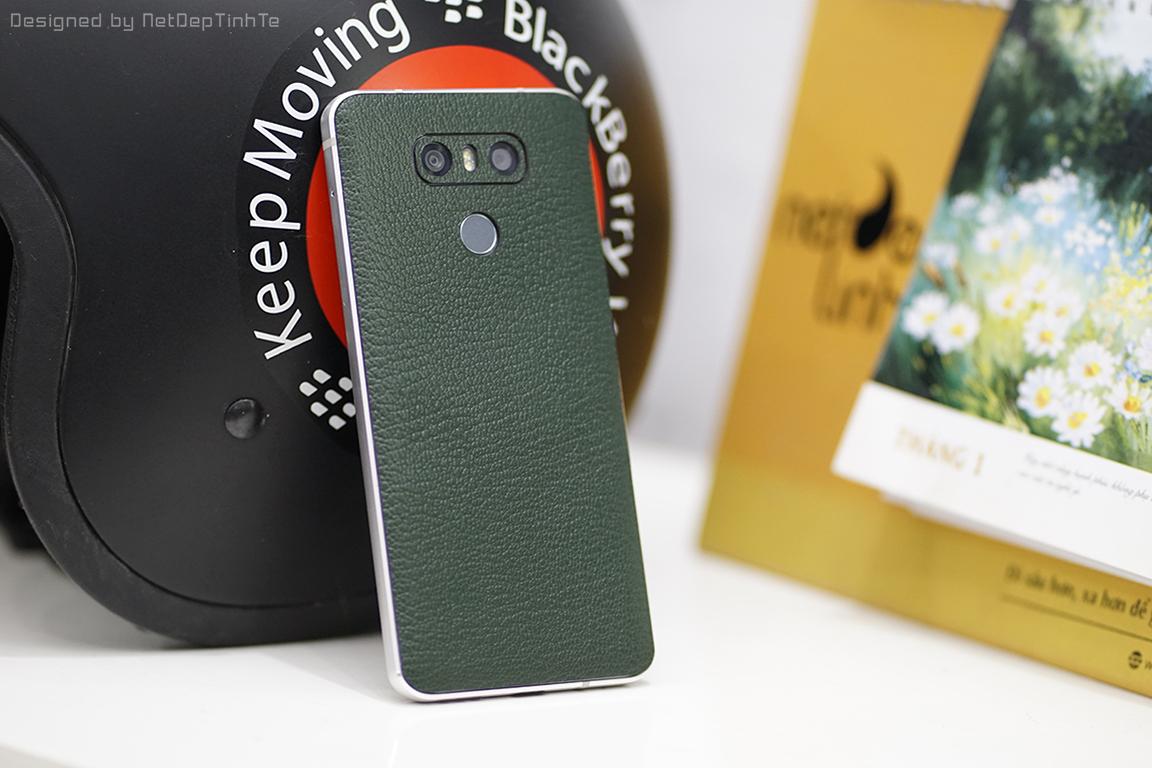 Ốp dán da điện thoai LG G6 – Da bò thật 100% - chính hãng Nét Đẹp Tinh Tế