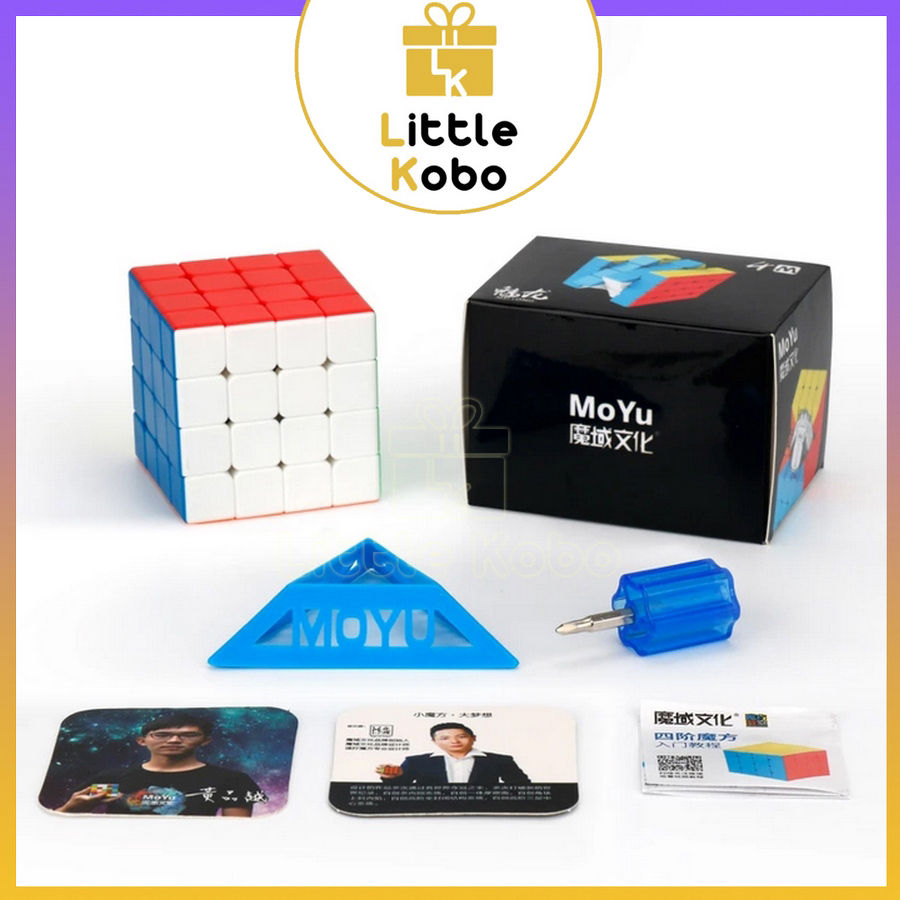 Rubik 4x4 MoYu MeiLong 4M M Series Rubic 4 Tầng Nam Châm Stickerless 4x4x4 Đồ Chơi Trí Tuệ Trẻ Em Phát Triển Tư Duy