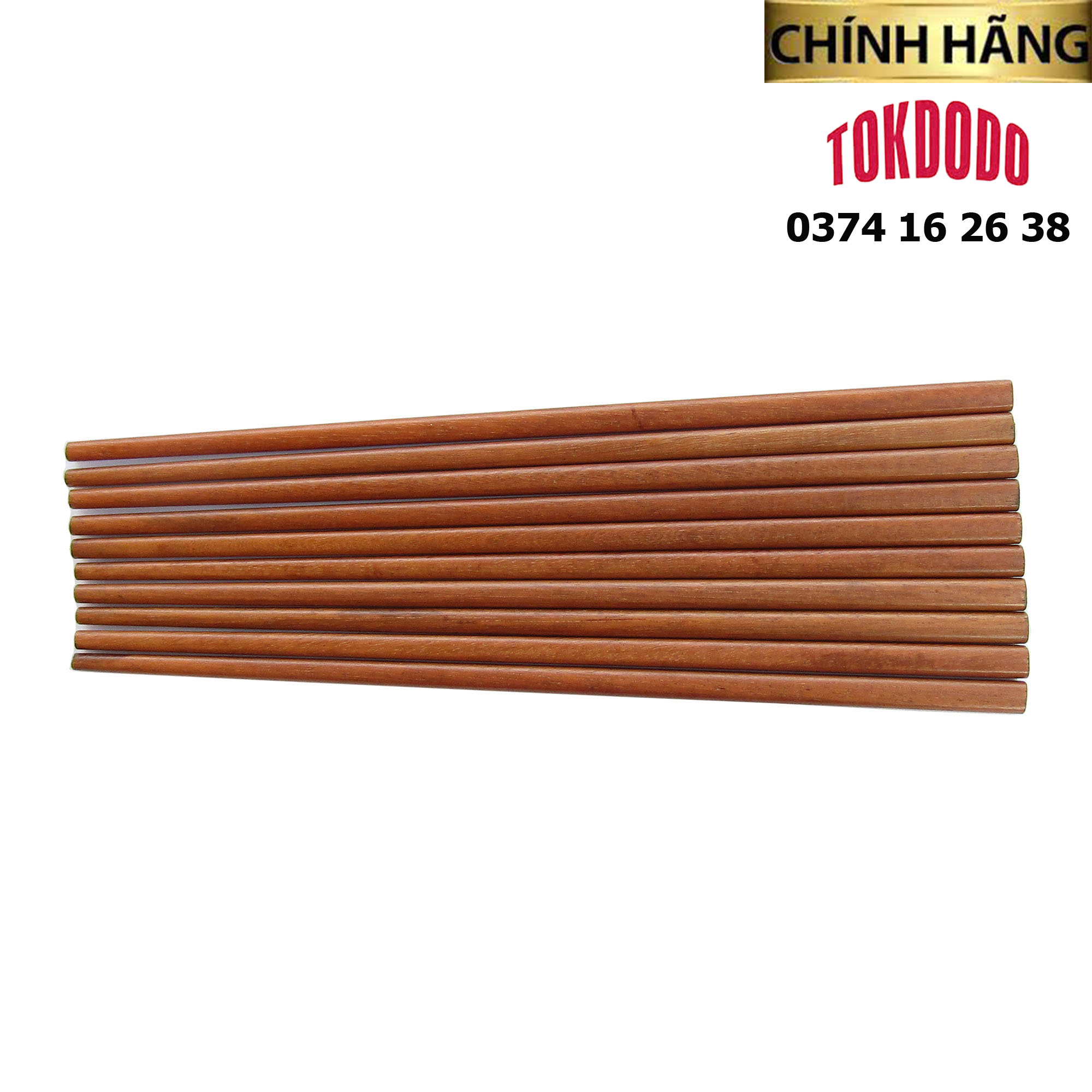 Bộ 10 Đôi Đũa Gỗ Cao Cấp TOKDODO