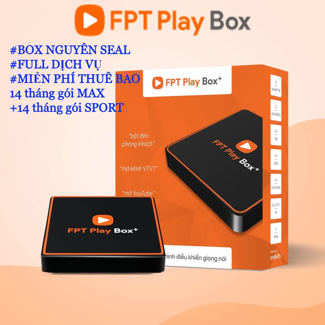 FPT Play Box S T590 điều khiển bằng giọng nói không chạm - Chính hãng