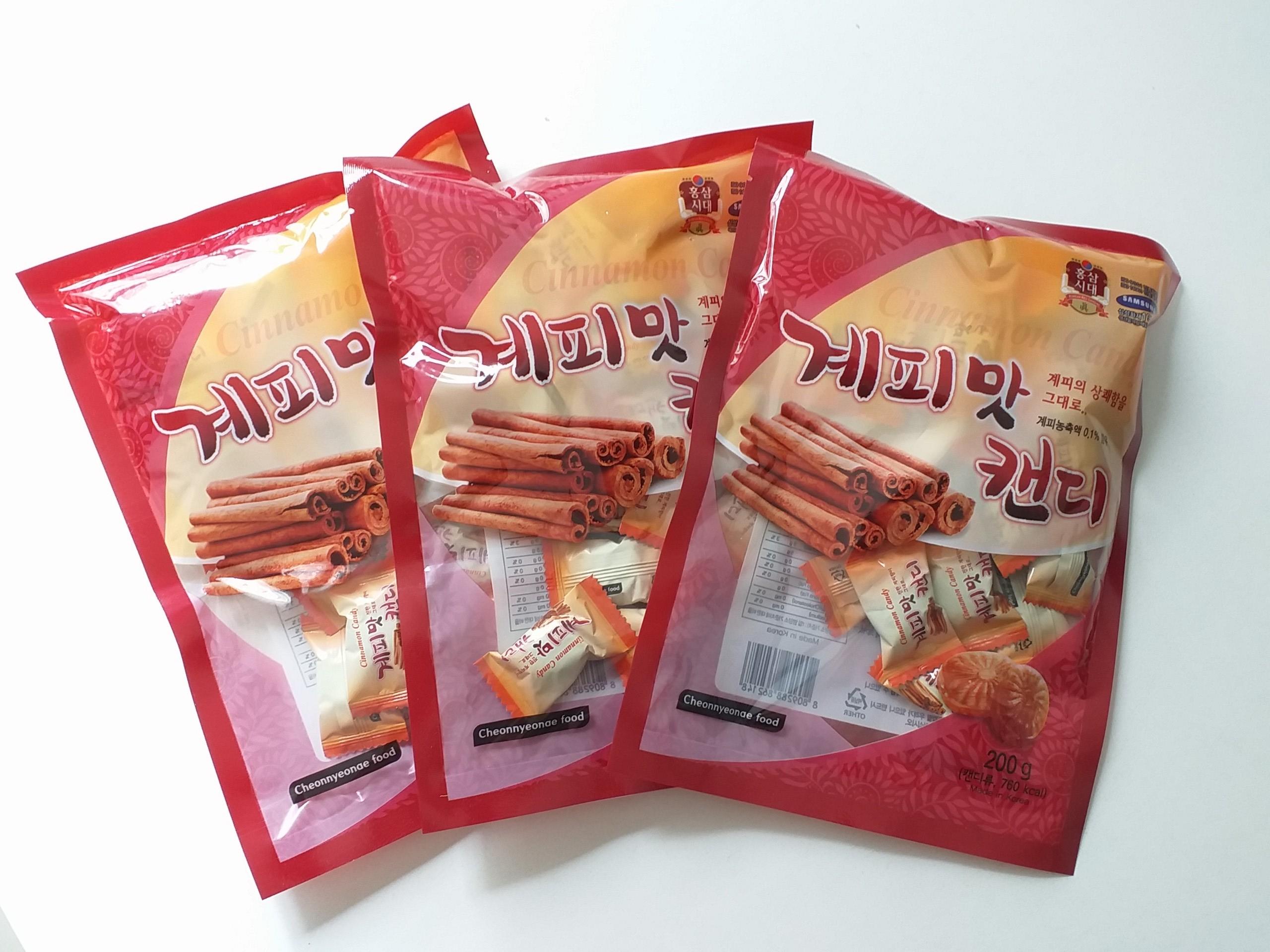 Combo 6 Gói Kẹo Quế Hàn Quốc Thơm Ngon