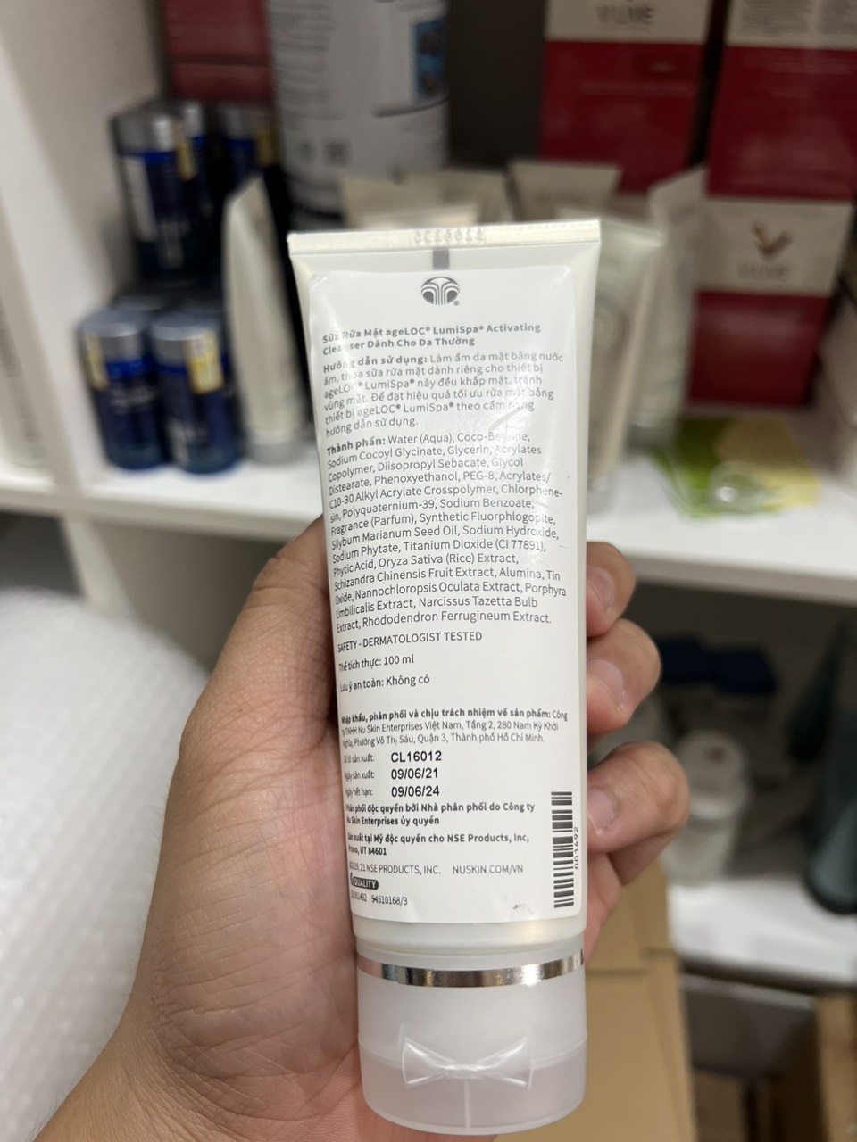 Sữa rửa mặt dành cho máy rửa mặt Lumispa Nuskin