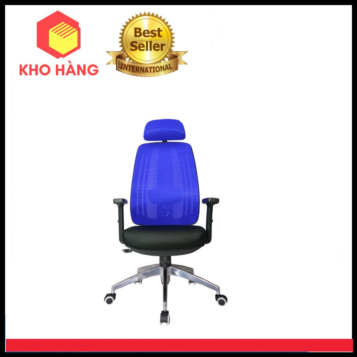 Ghế Dành Cho Văn Phòng Cao Cấp Lưng Cao KHCM3313 (Xanh)