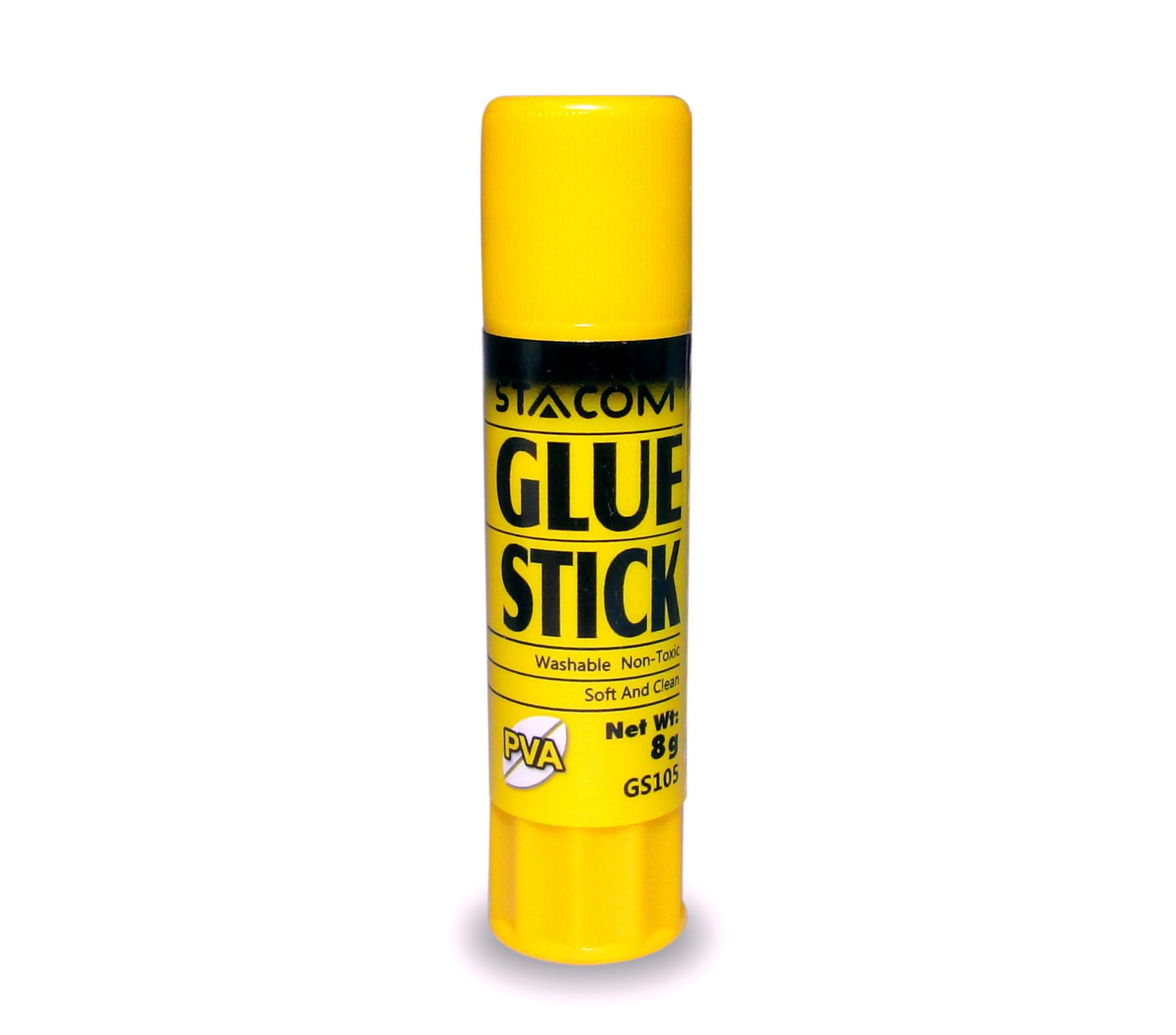 (COMBO 5 THỎI) Hồ Dán Khô 8g STACOM GS105 - Kết Dính Tốt, An Toàn