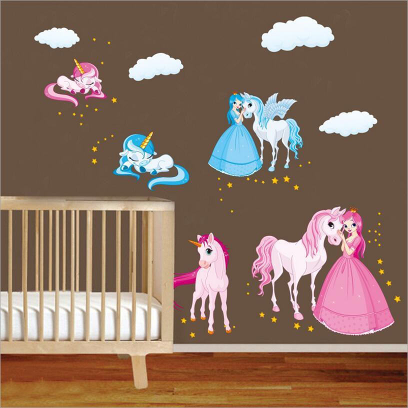 Decal dán tường Ngựa Pony cho bé