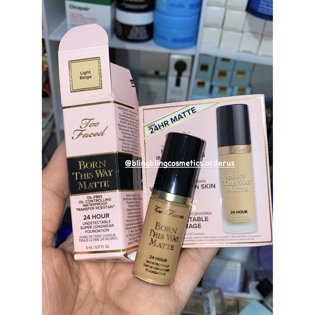 [HCM]Kem nền Too Faced màu Snow mini