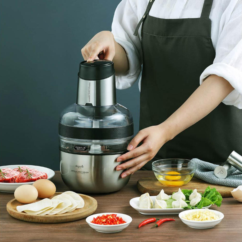 Máy xay thịt bằng thép không gỉ Deerma