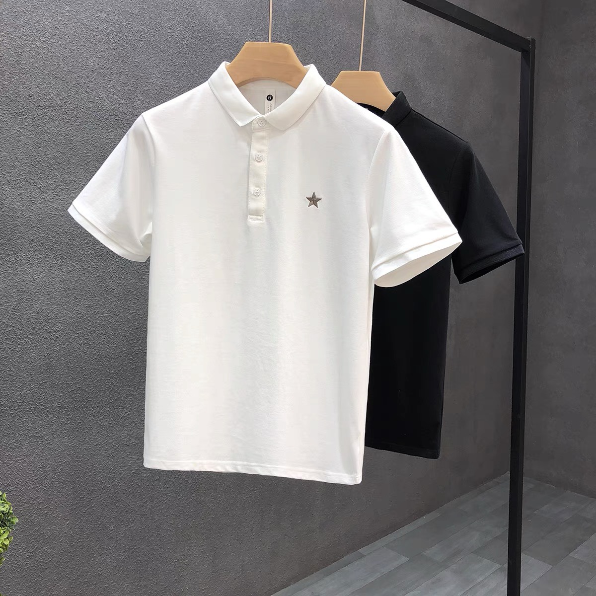 Áo polo nam áo thun nam cổ bẻ thun nam có cổ màu đen cao cấp tienfashion26 mrt59