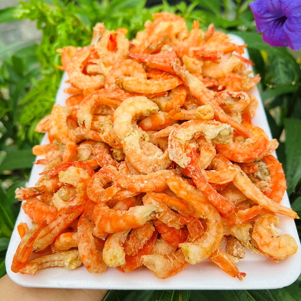 Giá Sỉ 1Kg Tôm thẻ khô size vừa