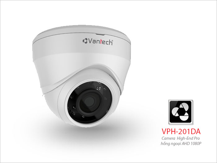 Camera AHD Dome Hồng Ngoại 2.0 Megapixel VANTECH VPH-201DA