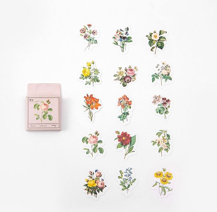 Bộ 46 Sticker Hoa E126