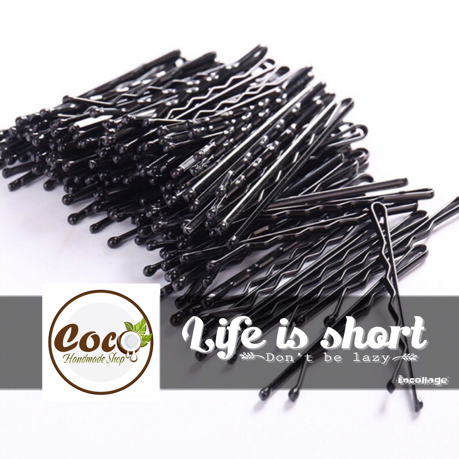 [HCM]50 Kẹp Xước Tăm Đen Loại Dày