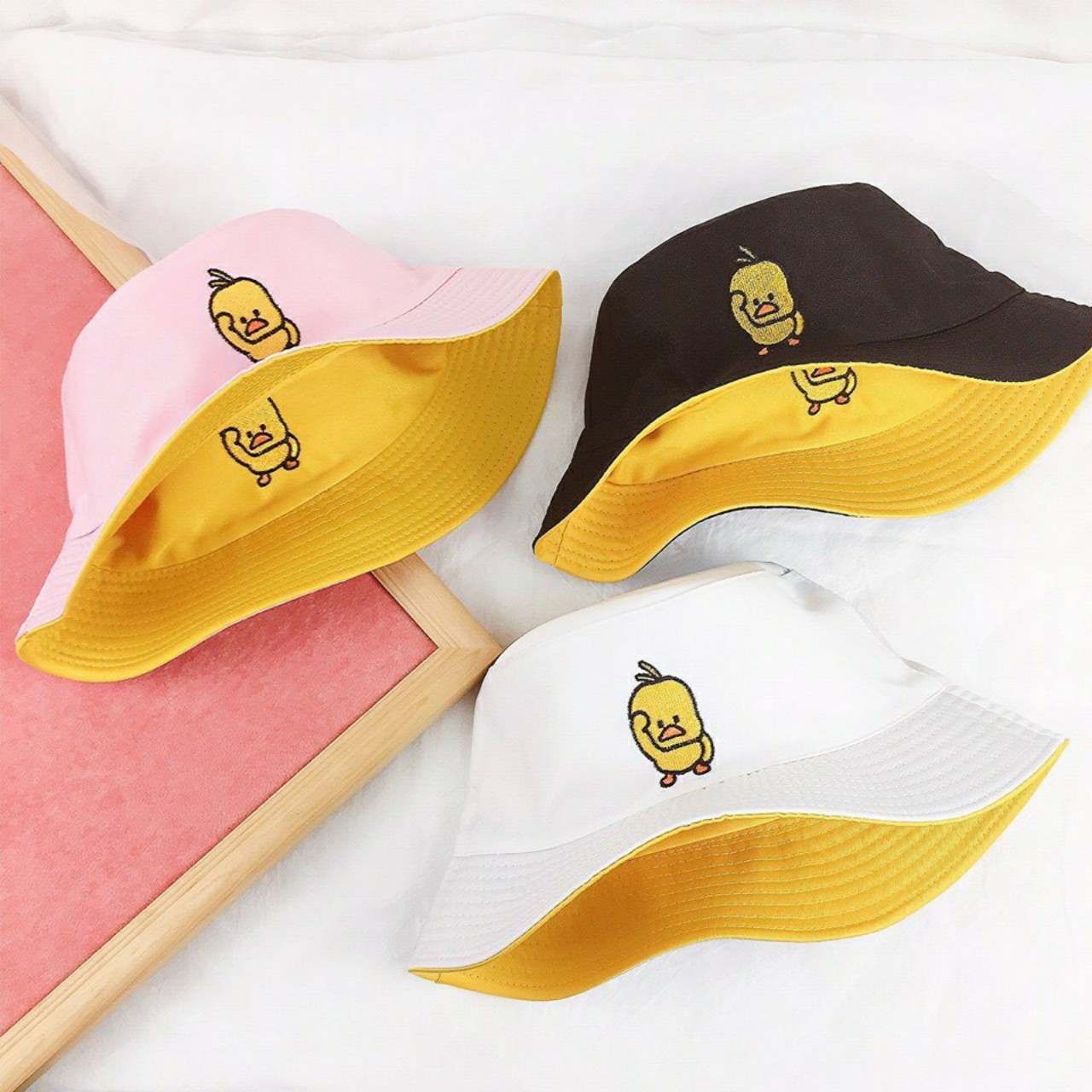NÓN BUCKET 2 MẶT CON VỊT