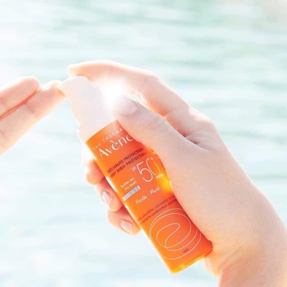 [Hàng Pháp] Kem chống nắng dành cho da dầu Avene Fluide SPF50+ 50ml