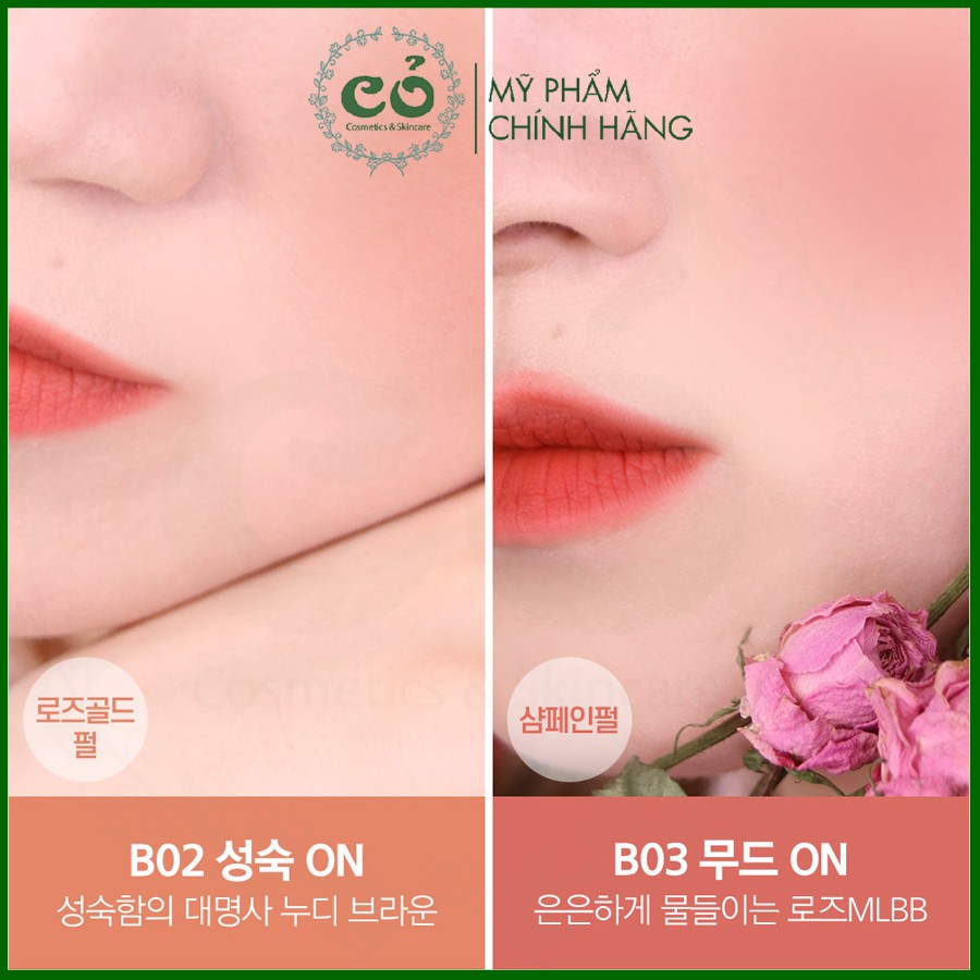 [HCM]Phấn Má Hồng Dạng Nén Black Rouge Cheek On Blusher
