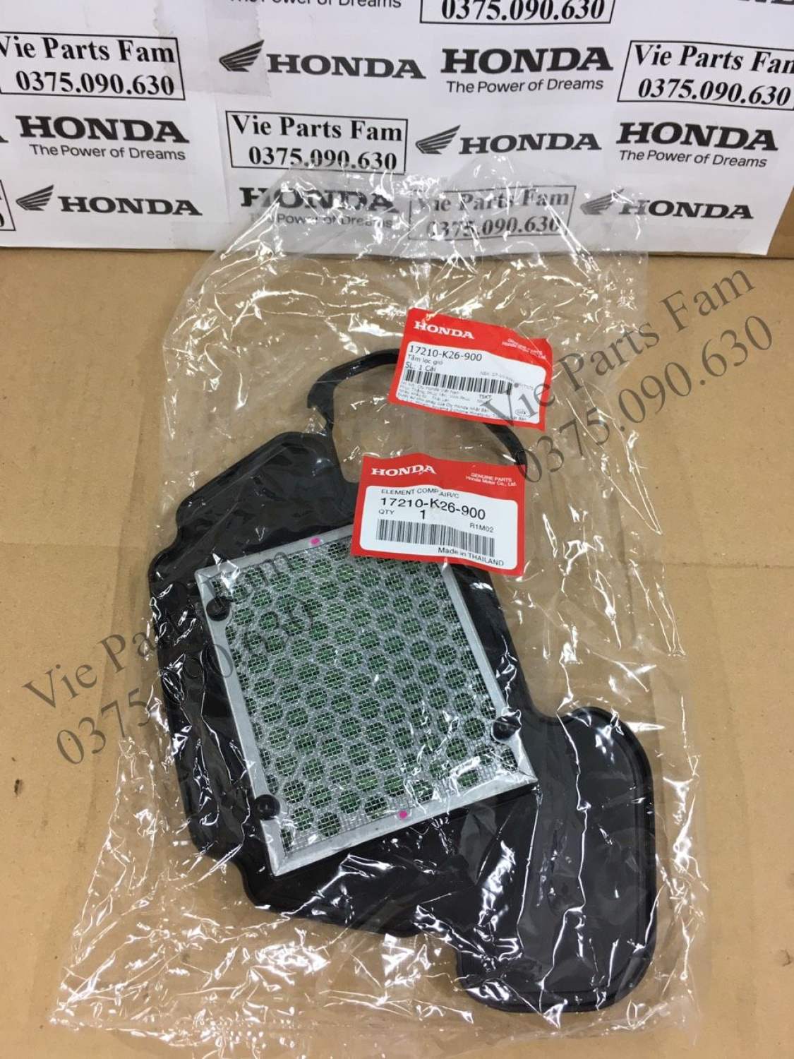 Lọc Gió Honda MSX, Hàng din Honda mới 100%