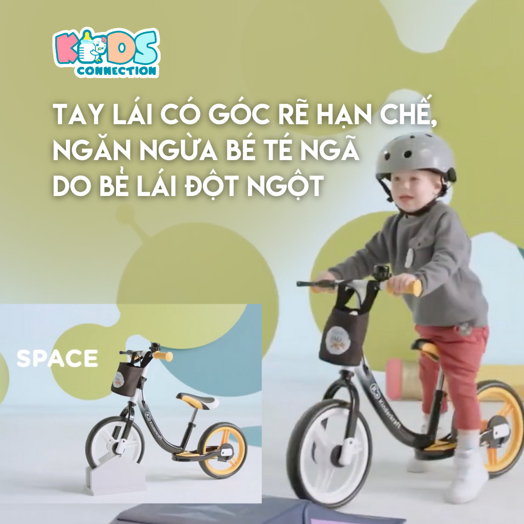 Xe cân bằng 2 bánh cao cấp cho bé (2 tuổi trở lên) KINDERKRAFT SPACE