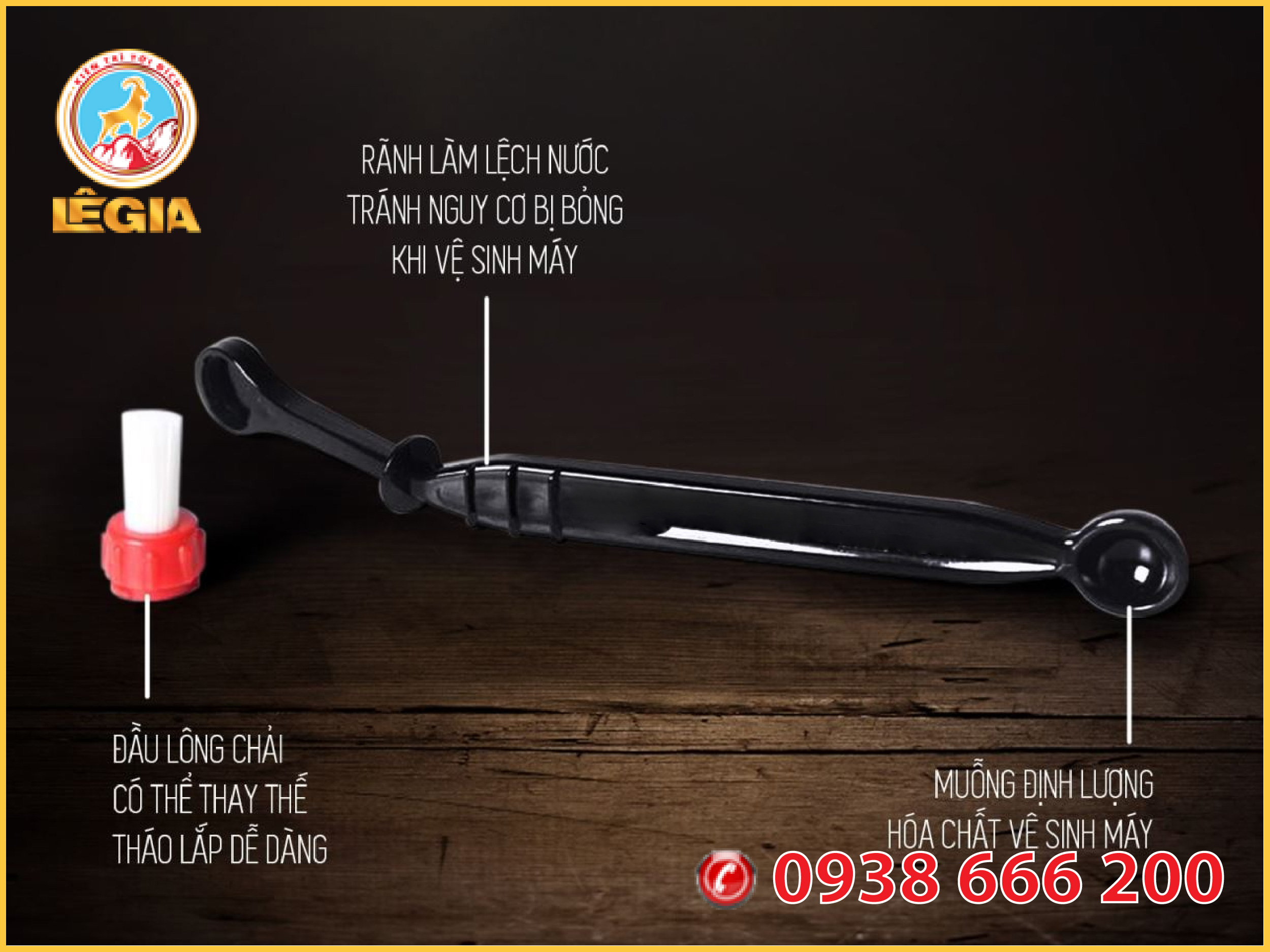 Cọ Vệ Sinh Đầu Pha Máy Pha Cafe Espresso Sợi Nylon
