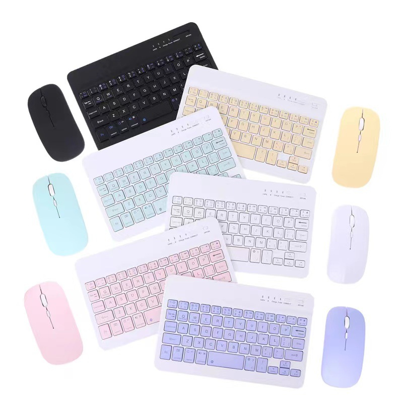 Combo bàn phím  mini và chuột không dây bluetooth