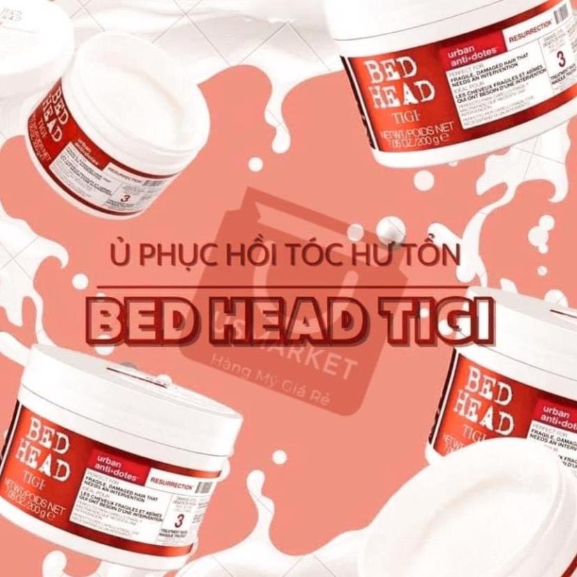 [HÀNG HOT]  KEM HẤP TÓC PHỤC HỒI HƯ TỔN BED HEAD TIGI 200gr