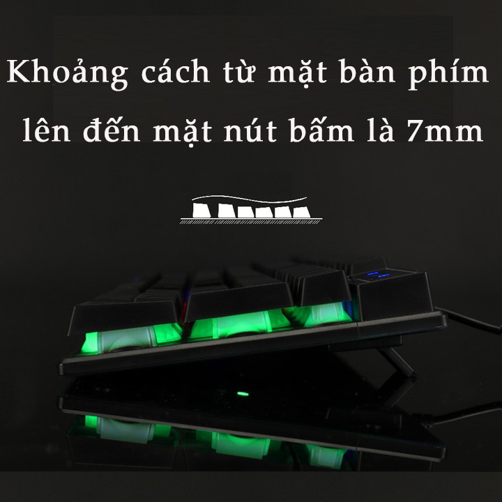 Bàn Phím Game Thủ Giả Cơ Divipard Gk-50 Led Rainbow