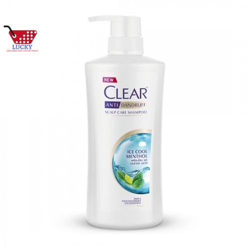 Chai dầu gội clear thái lan 480g- hoa anh đào/bạc hà/ clear men