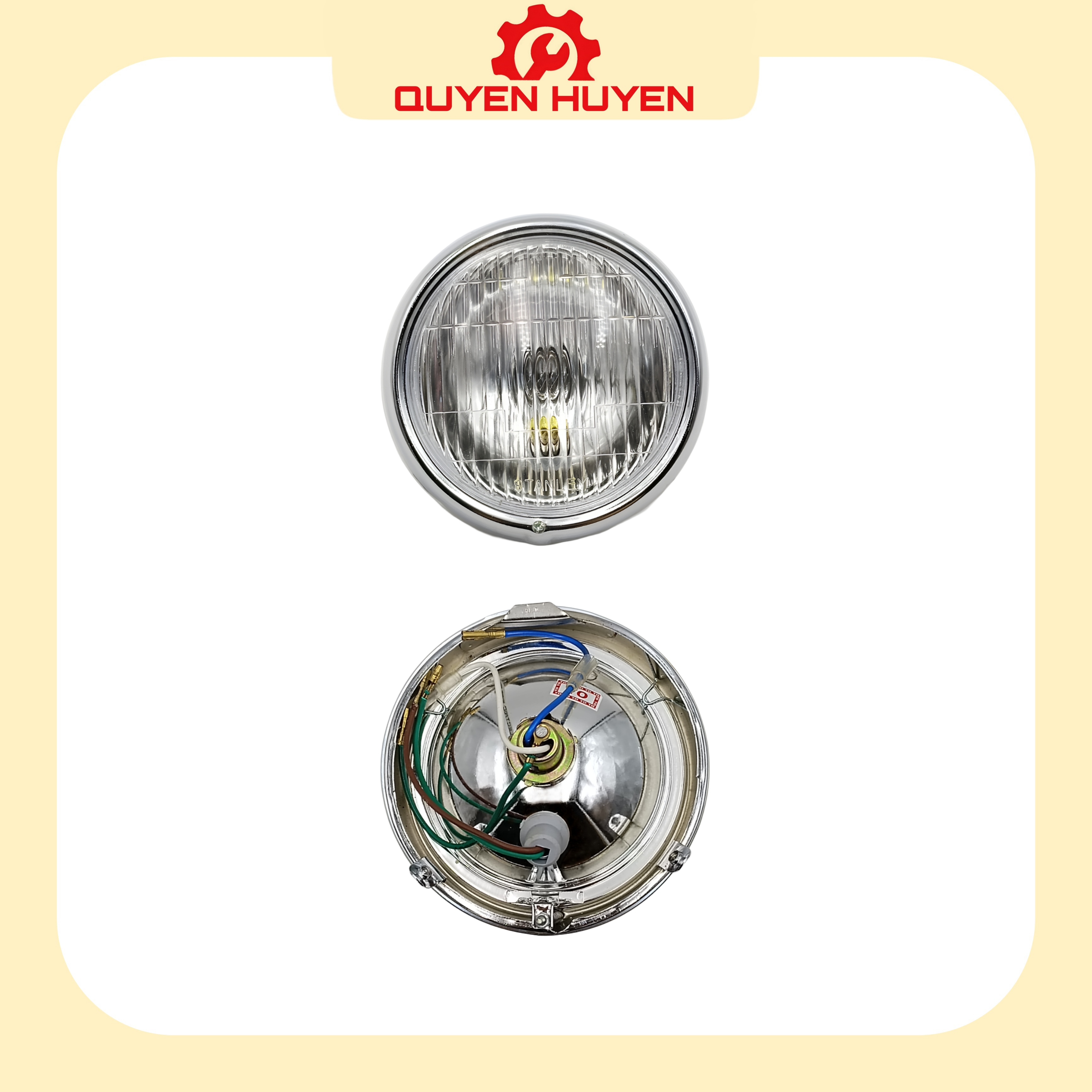 Bộ đèn pha xe Super cub 81 - Choá đèn xe máy Cub 81