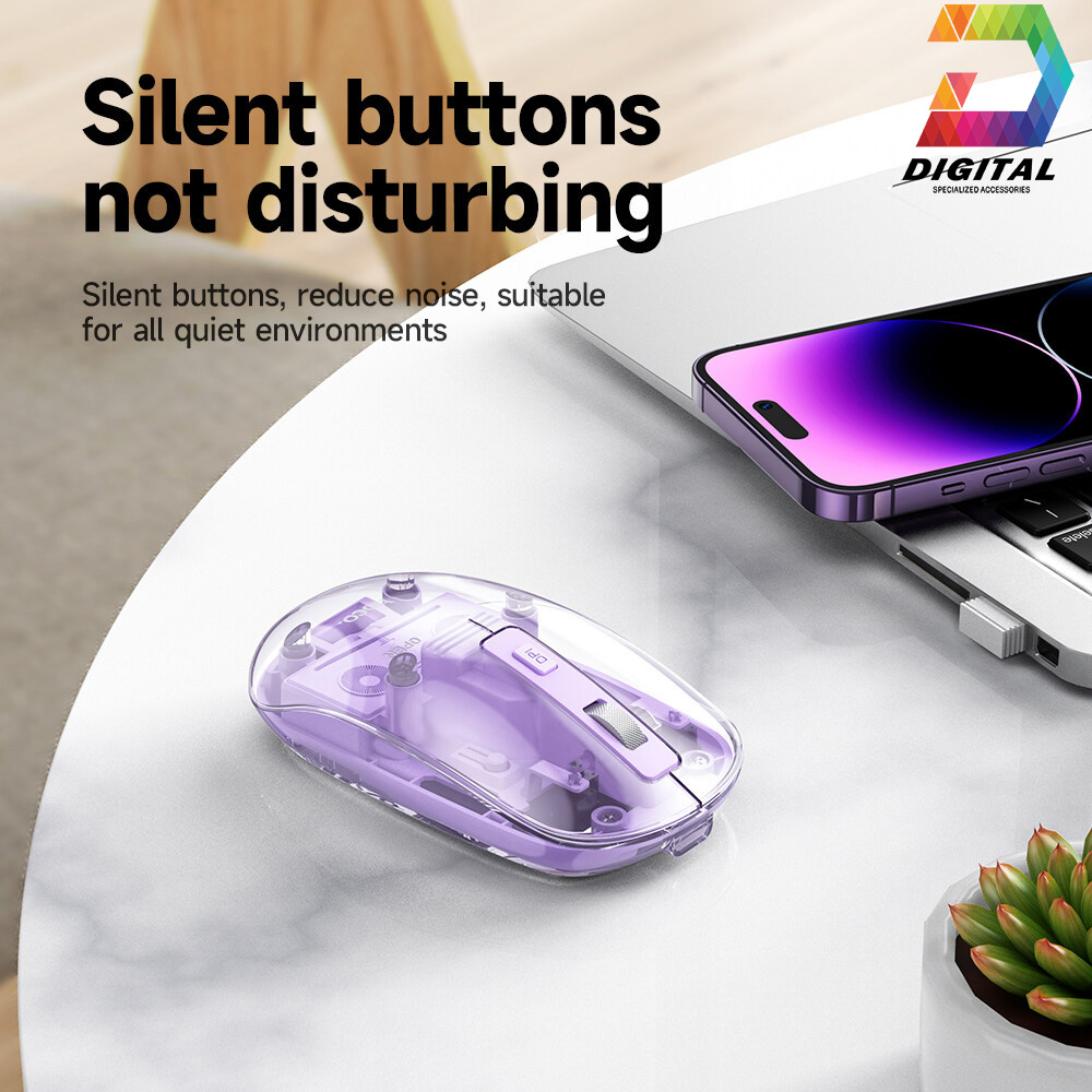 Chuột Không Dây Bluetooth & Wireless Hoco GM29 Chính Hãng