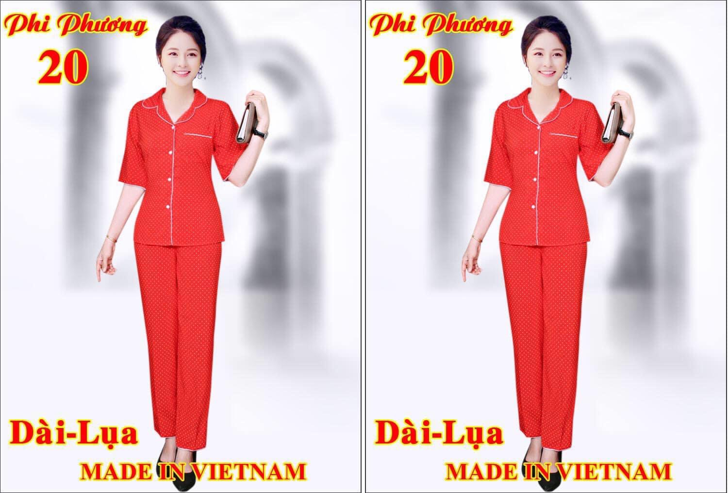 [HCM]Bộ pizama chấm bi lụa