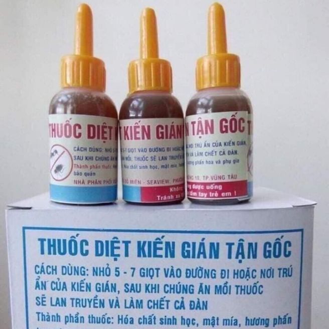 Sỉ toàn quốc thuoc diệt kiến gián côn trùng