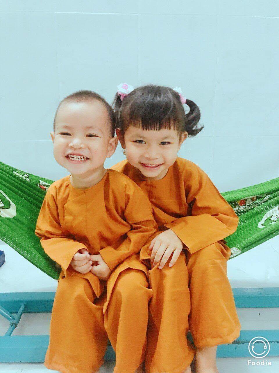 Đồ lam đi chùa bé mẫu Vạt hò