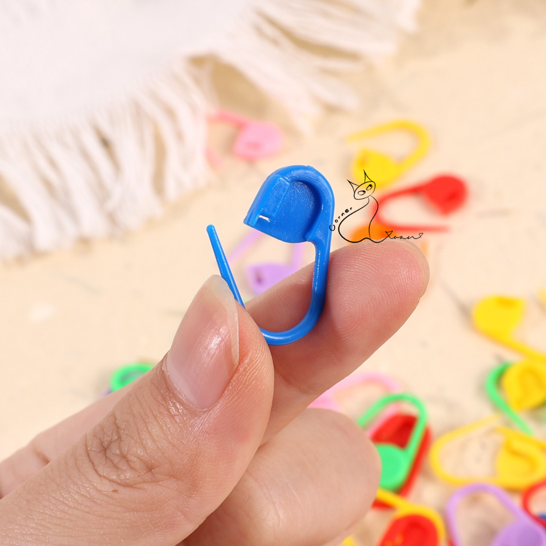 Ghim đánh dấu nhựa | Ghim đánh dấu len (30 cái/set)