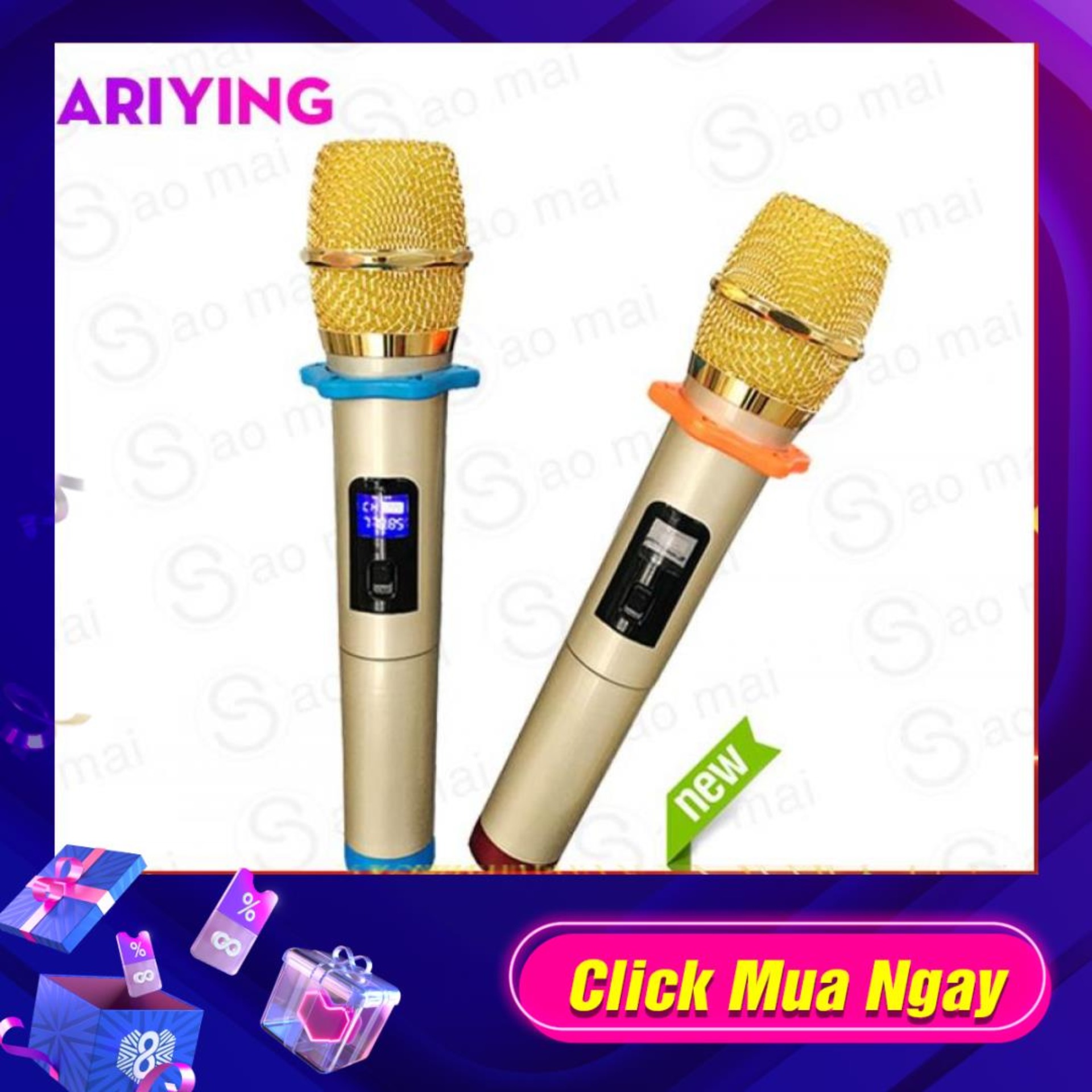 Micro hát karaoke jammy b518 chính hãng 100% bảo hành 6 tháng