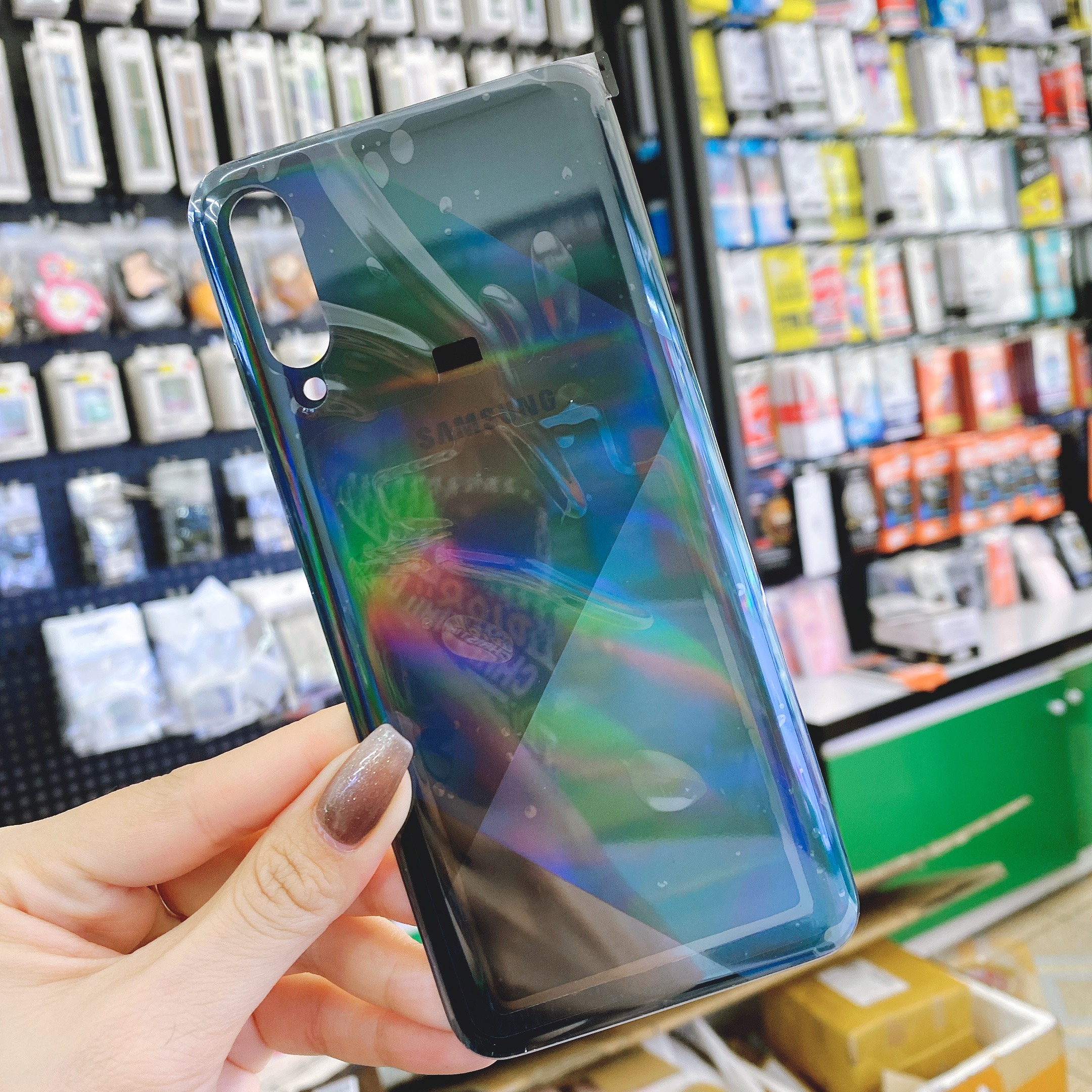 Nắp lưng Samsung Galaxy A50s, mặt kính lưng SM-A507 zin hàng chuẩn
