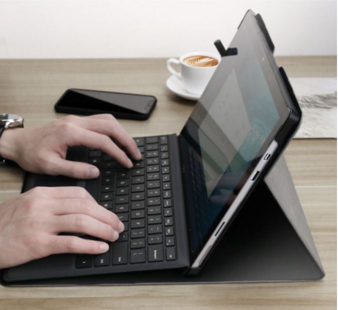 [HCM]Bao Da CAlstone Cho Surface Pro 4-5-6-7-8-9-10~Surface GO1-2-3-4 (kèm túi phụ kiện)