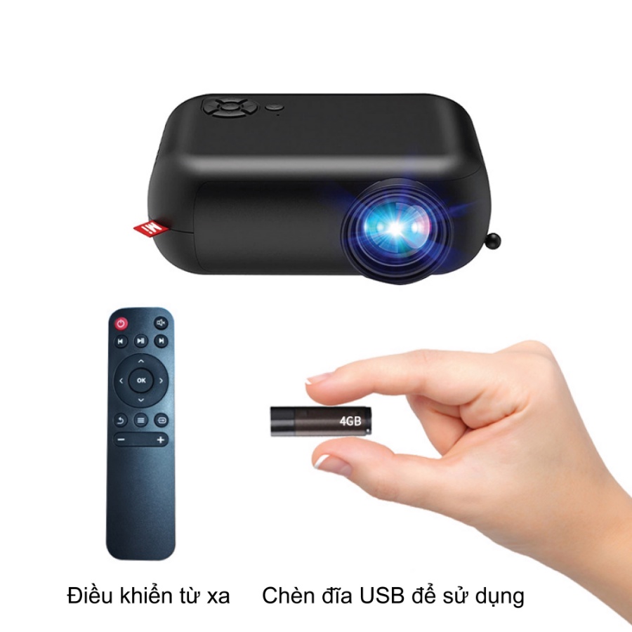 Máy Chiếu Phim Mini A10, Máy Chiếu Phim Tại Nhà, SONETS.