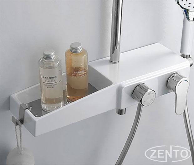 Bộ sen cây nóng lạnh Luxury Shower ZT8022-white