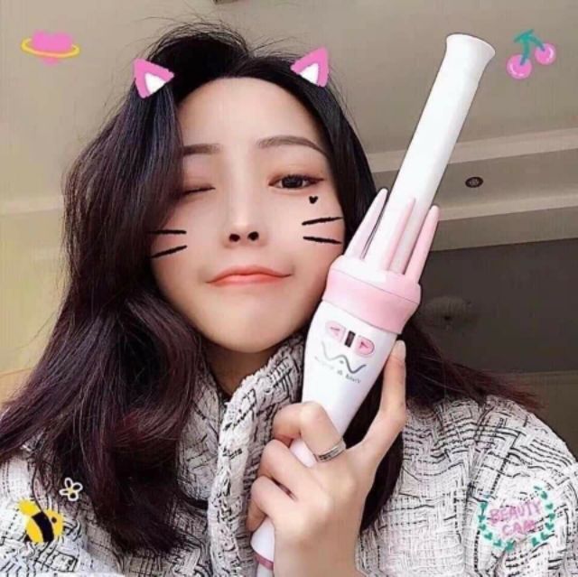 [Lấy mã giảm thêm 30%]Gậy Uốn Xoăn Tóc Tự Xoay DONG1