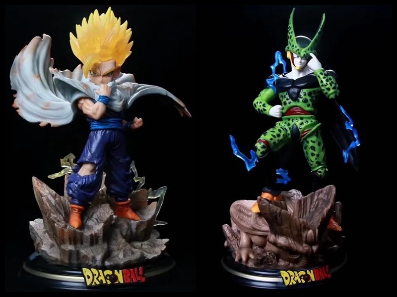 Mô Hình Dragonball - Gohan - Piccolo - Cell Wcf Có Led Siêu Đẹp