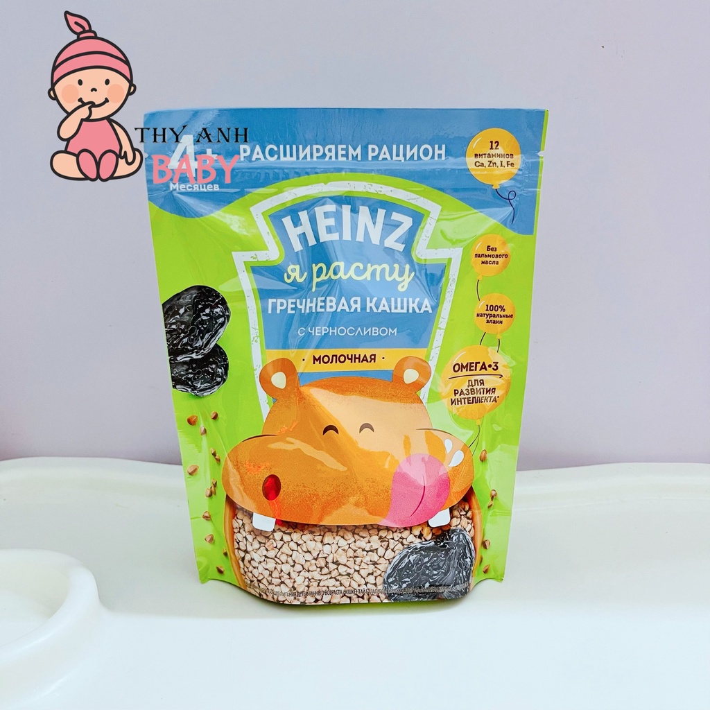 Bột Ăn Dặm Heinz Nga Cho Bé 4/6m+ (Túi Zip 200gr)