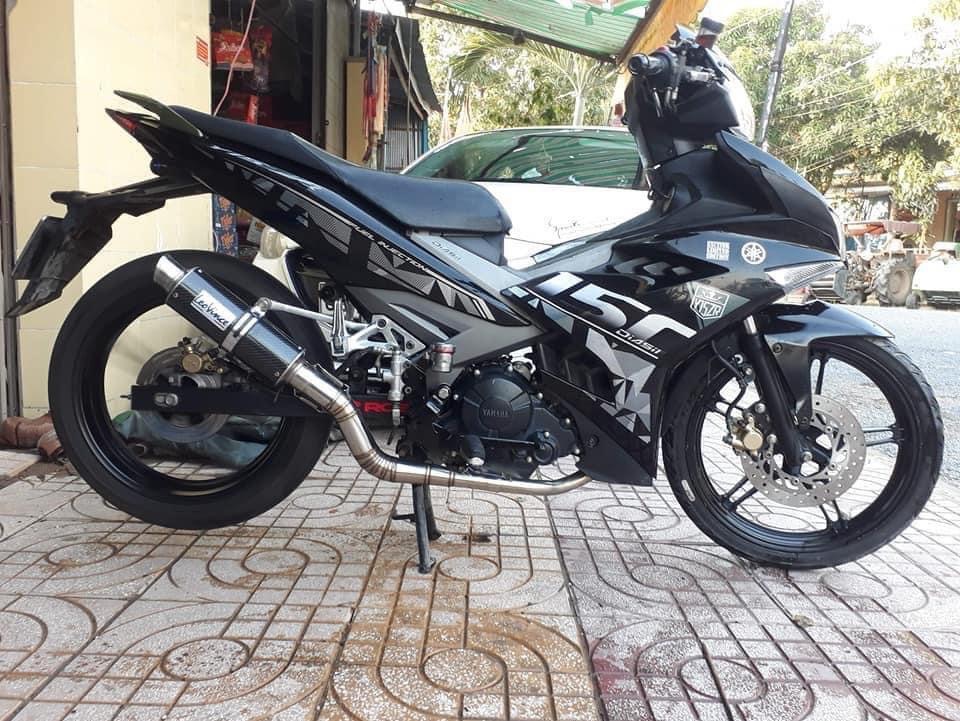 Tem rời exciter 150 bạc đen chất liệu Candy