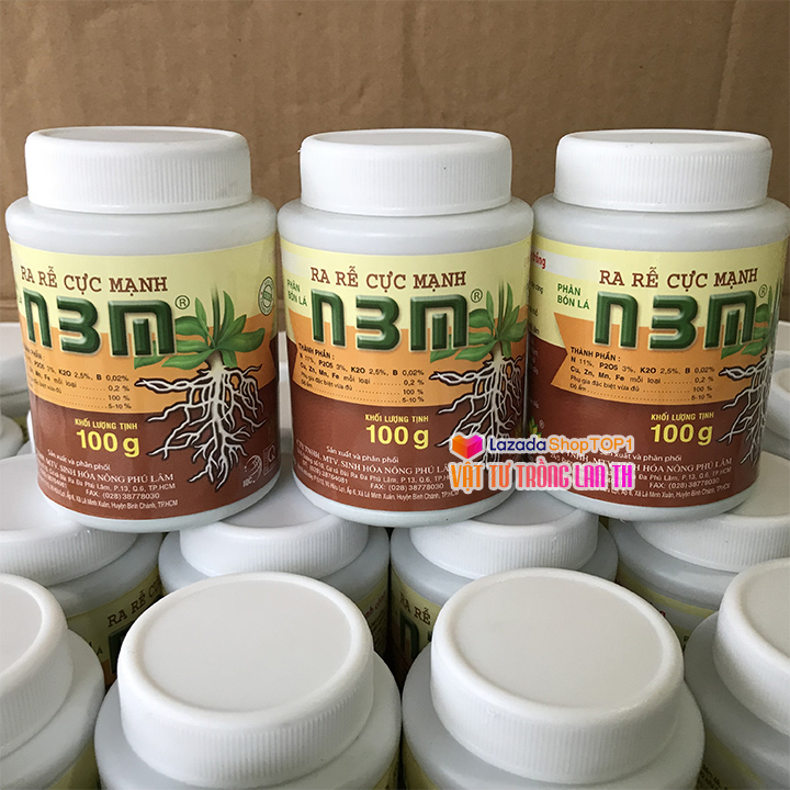 Phân bón kích ra rễ cực mạnh N3M - lọ 100g