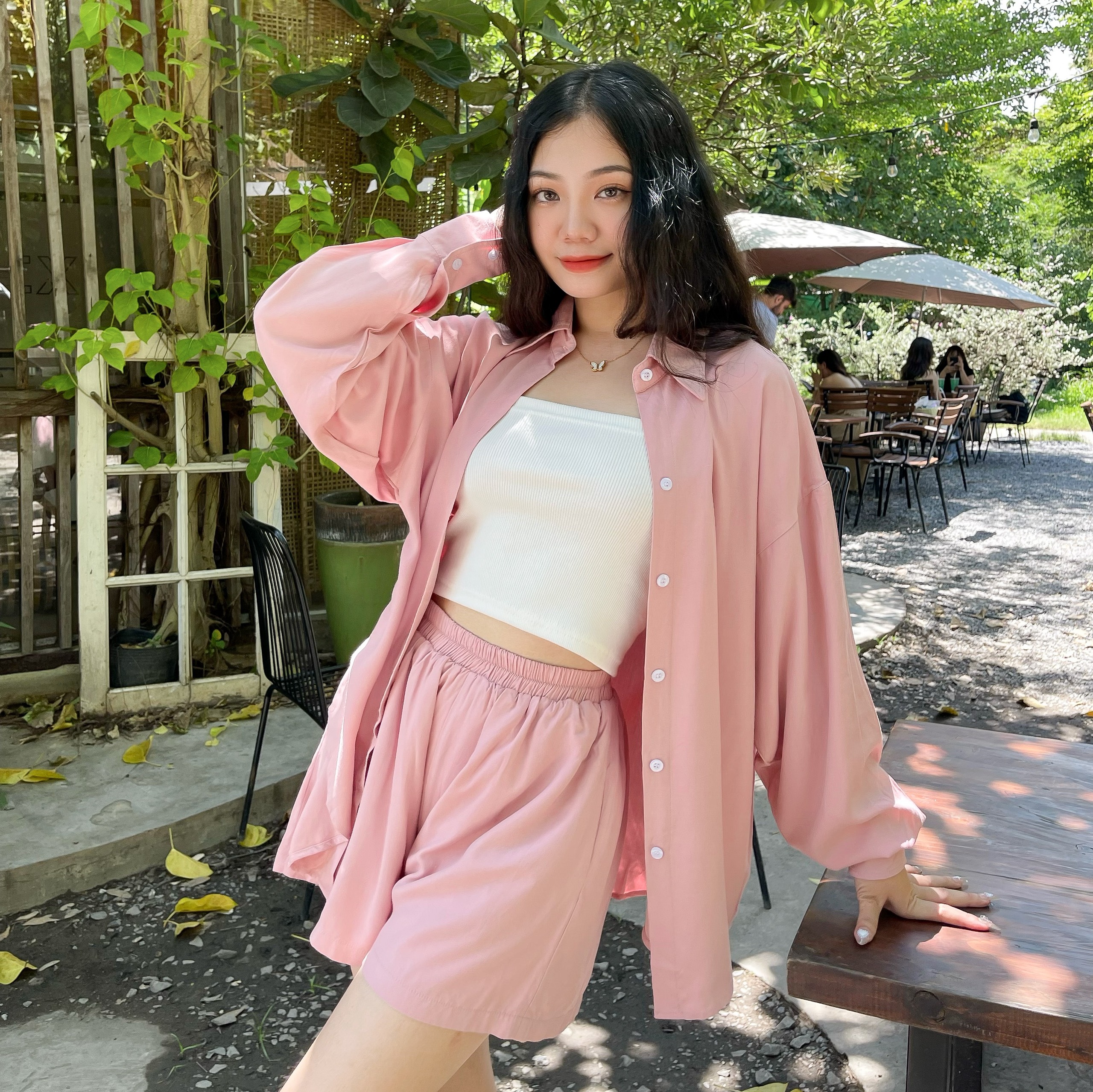 ÁO 2 DÂY BASIC ZAREEN OAL03 TRẮNG