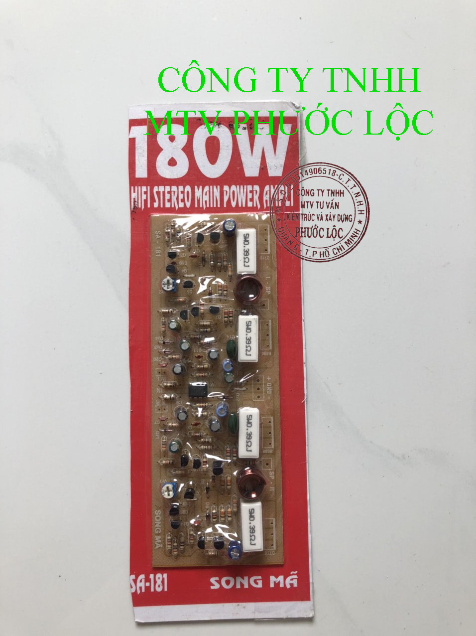 MẠCH CÔNG SUẤT AMPLY 4 SÒ 180W -2 KÊNH